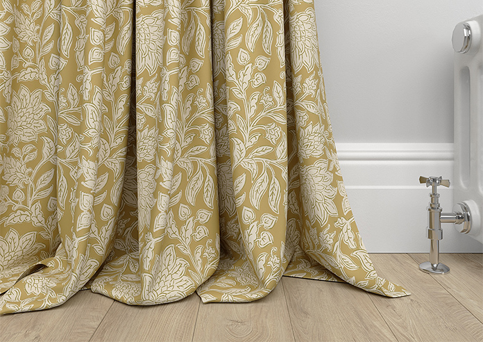 Land & Shore Rowallane, Ochre - Made to Measure Curtains - Image 6